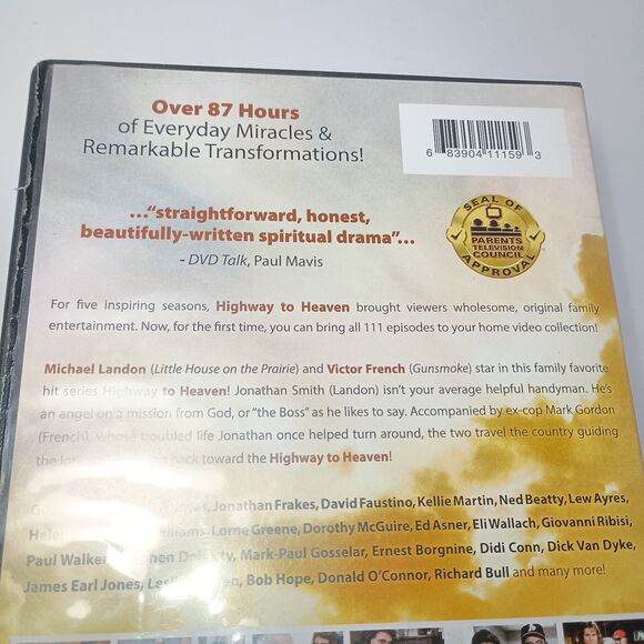 Highway to Heaven: the Complete Series DVD 23-Disc Set Michael Landon Angels - Picture 3 of 11
